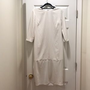 Midi white dress